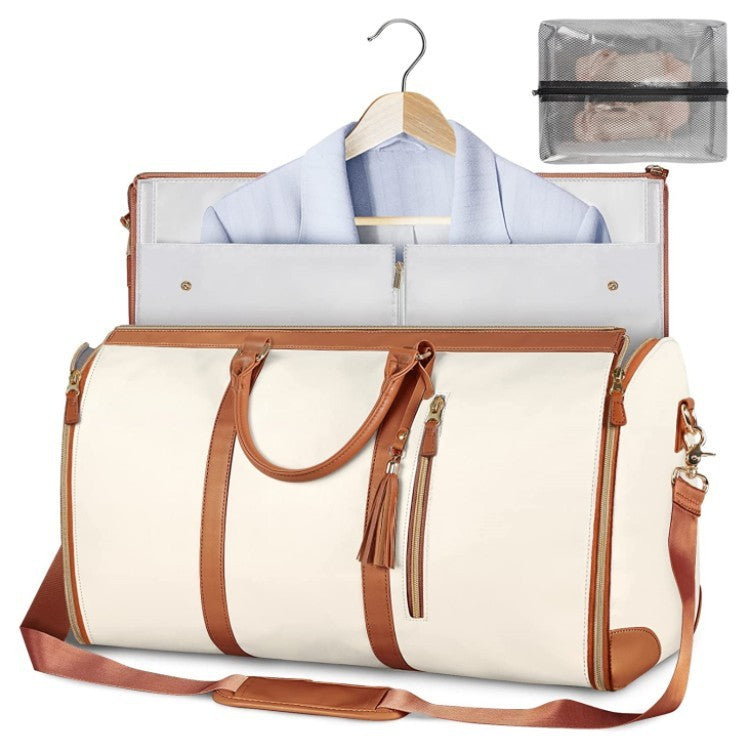 Women’s Large Capacity Travel Duffle Bag – Foldable, Waterproof, Multi-Functional Tote