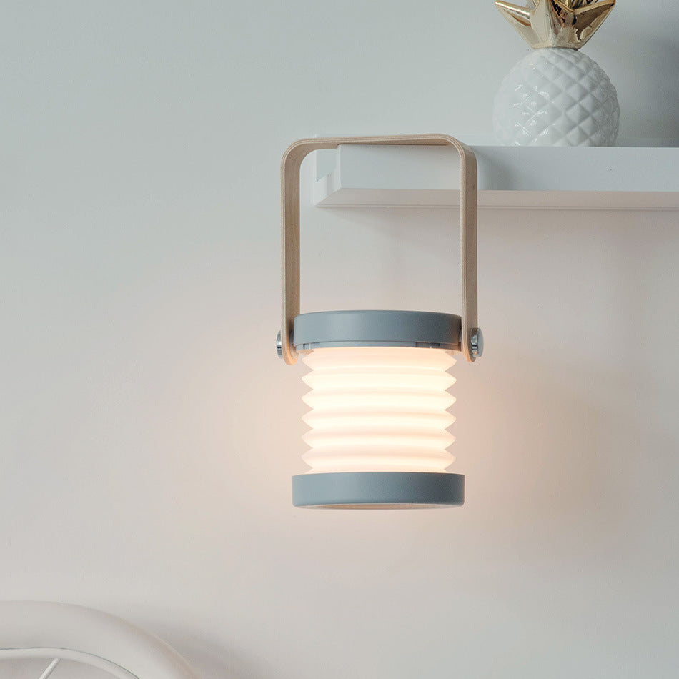 Foldable Touch-Control LED Night Light – USB Rechargeable Lantern Lamp for Bedroom & Home Decor