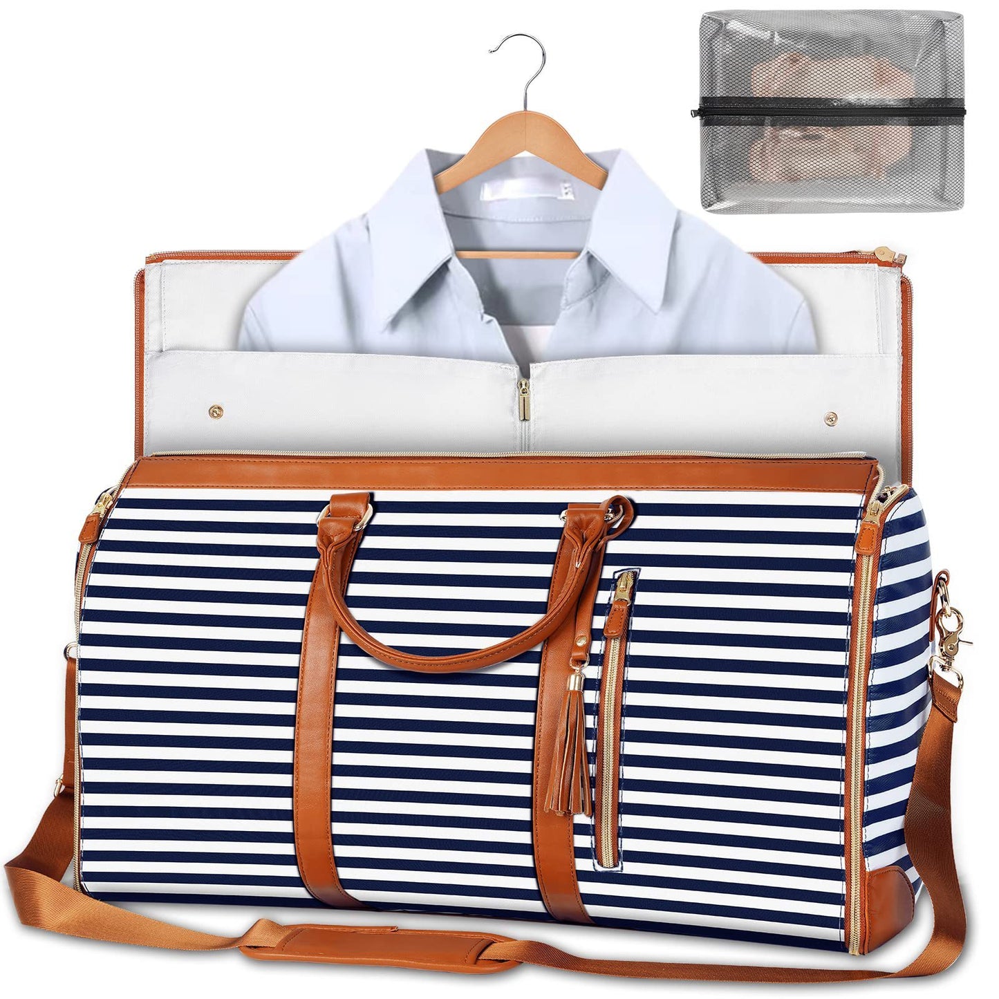 Women’s Large Capacity Travel Duffle Bag – Foldable, Waterproof, Multi-Functional Tote