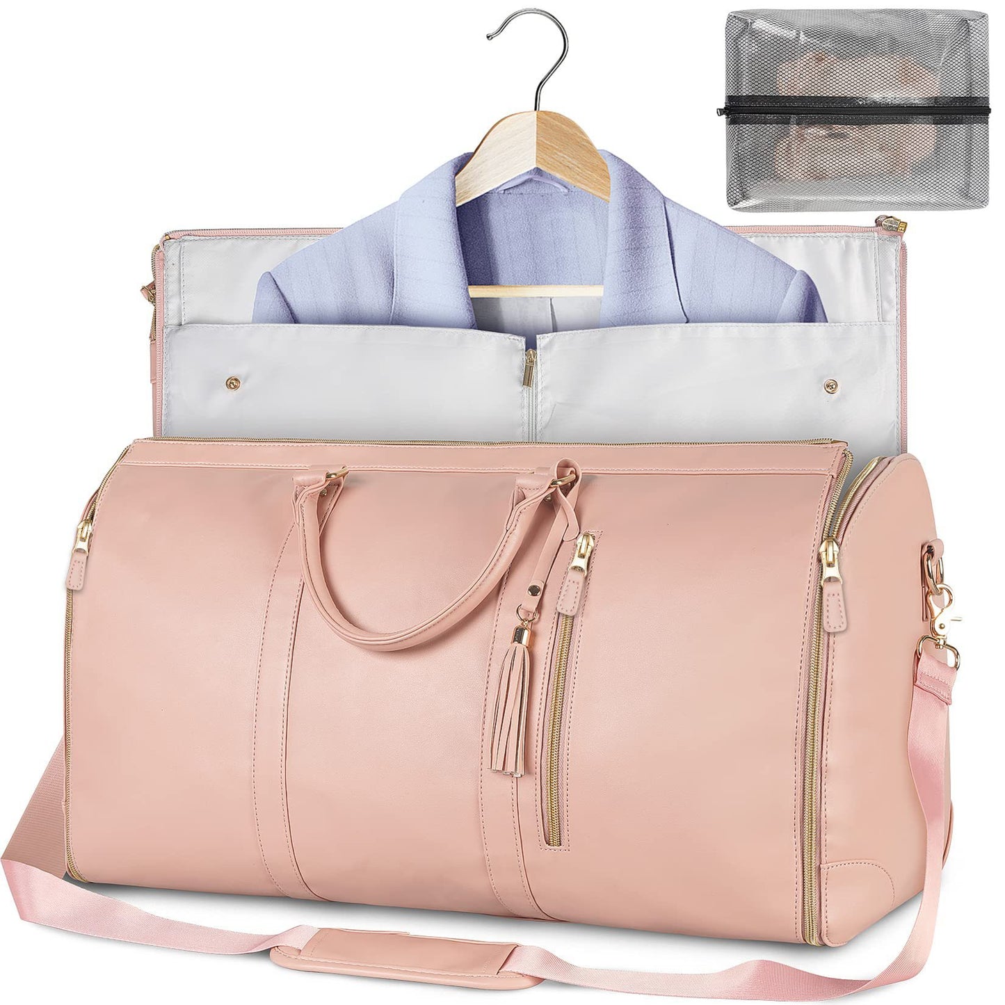 Women’s Large Capacity Travel Duffle Bag – Foldable, Waterproof, Multi-Functional Tote